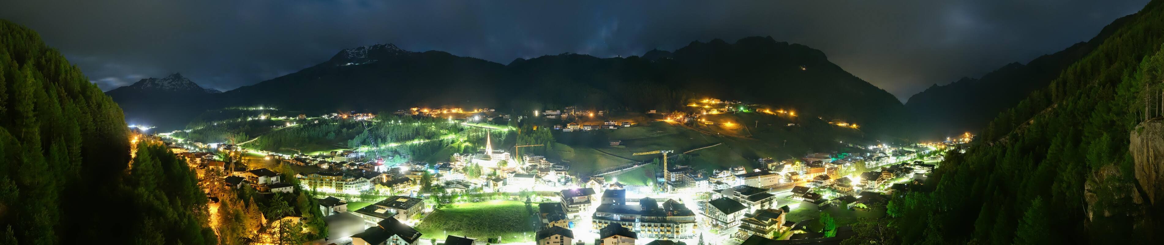 Archiv Foto Webcam Sölden - Ortspanorama