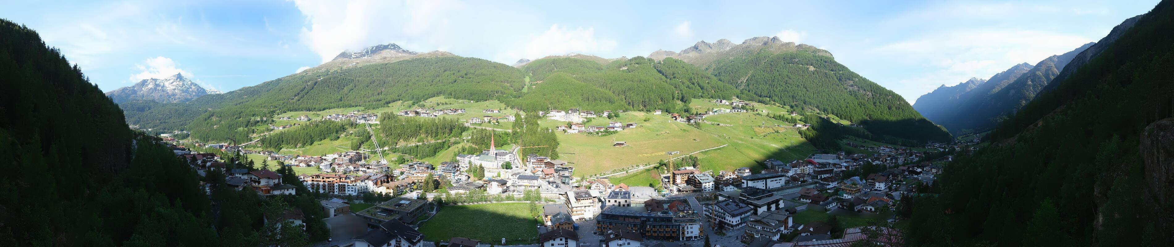 Archiv Foto Webcam Sölden - Ortspanorama
