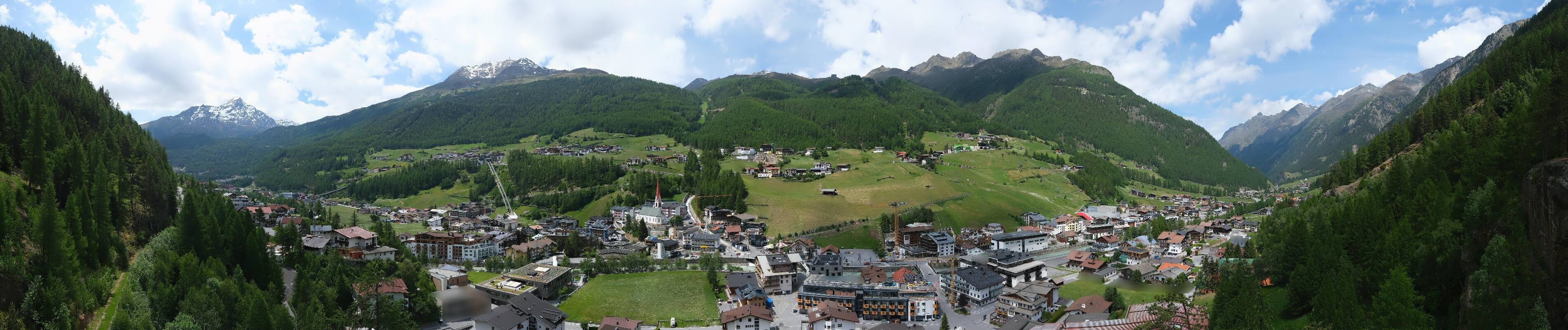 Archiv Foto Webcam Sölden - Ortspanorama