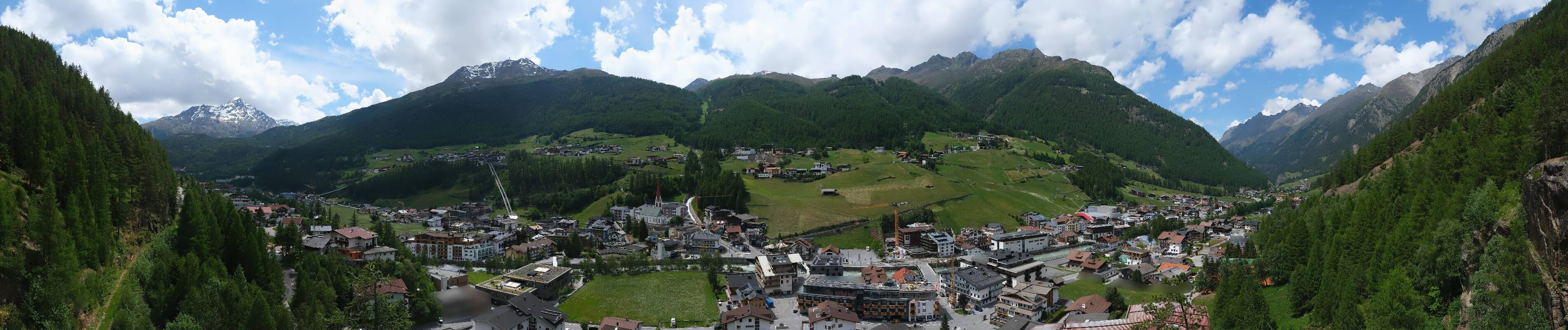 Archiv Foto Webcam Sölden - Ortspanorama
