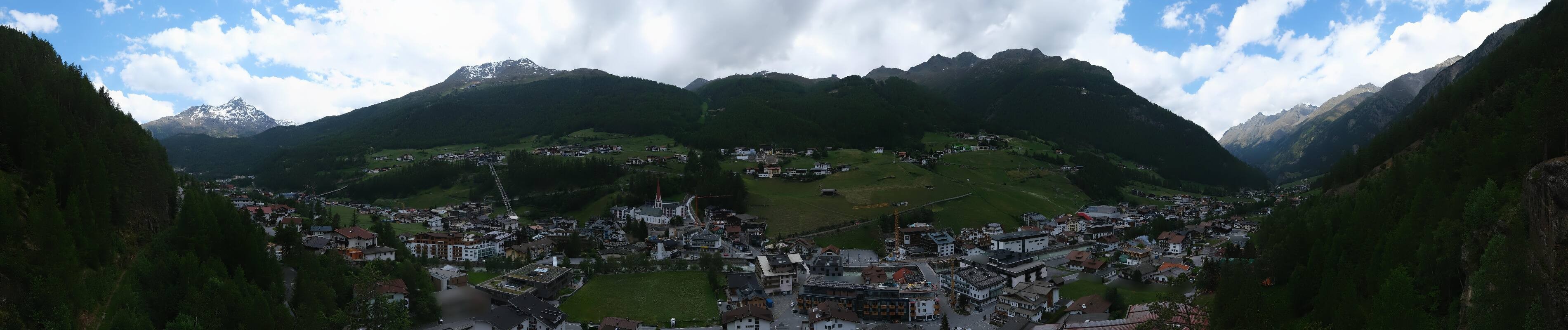 Archiv Foto Webcam Sölden - Ortspanorama