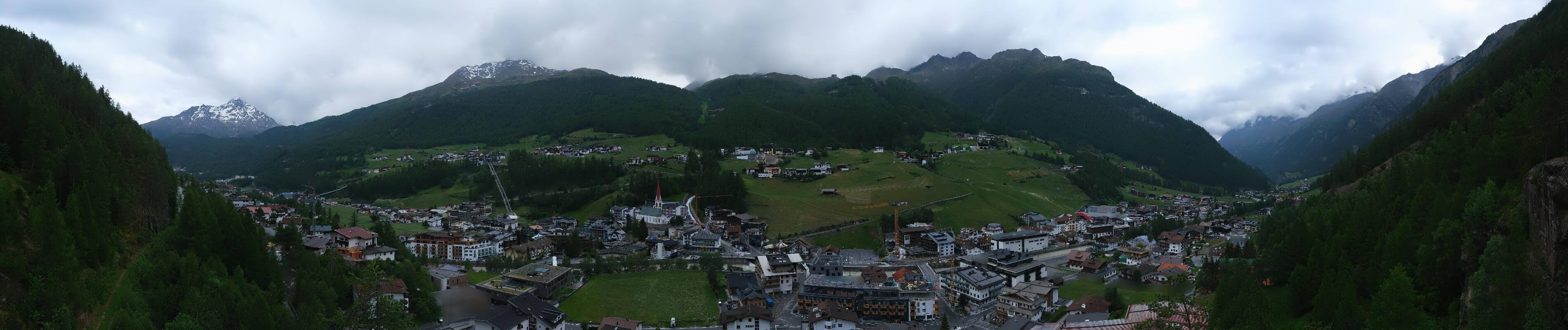 Archiv Foto Webcam Sölden - Ortspanorama