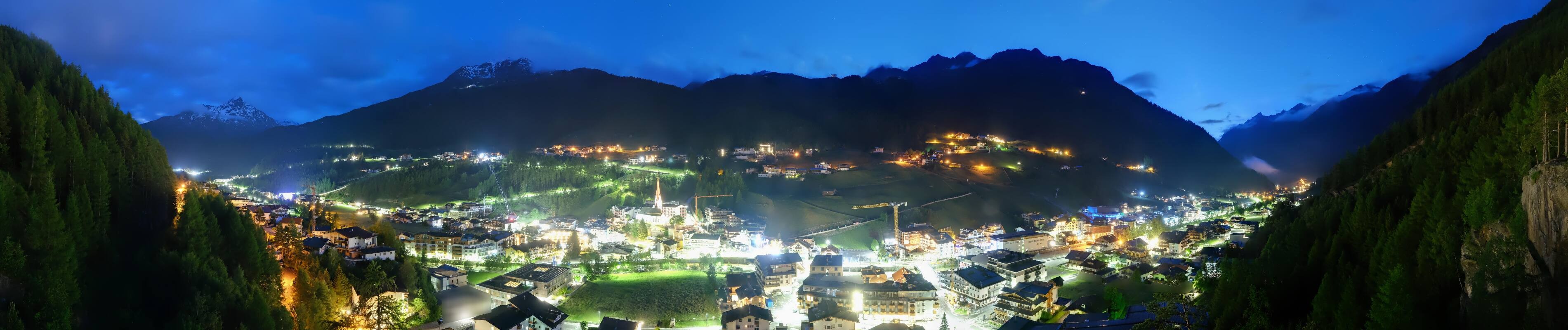 Archiv Foto Webcam Sölden - Ortspanorama