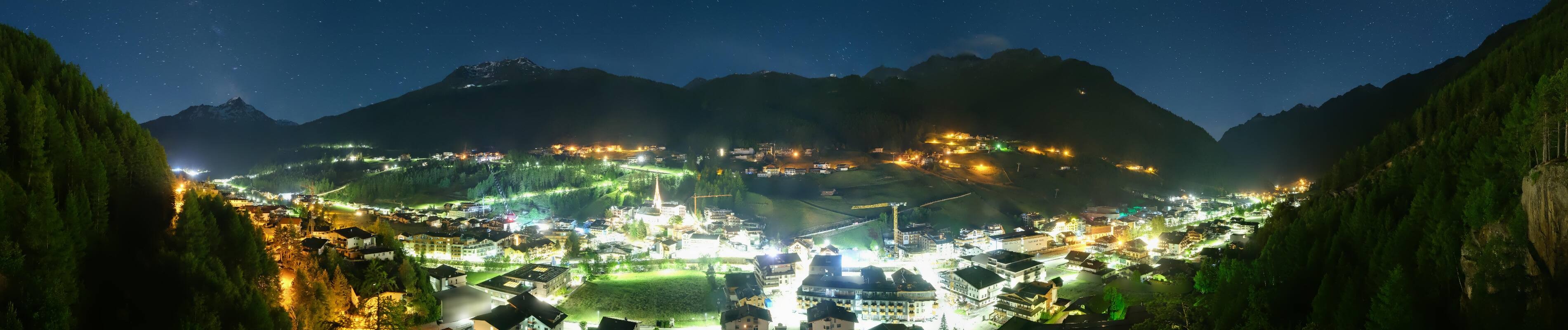 Archiv Foto Webcam Sölden - Ortspanorama