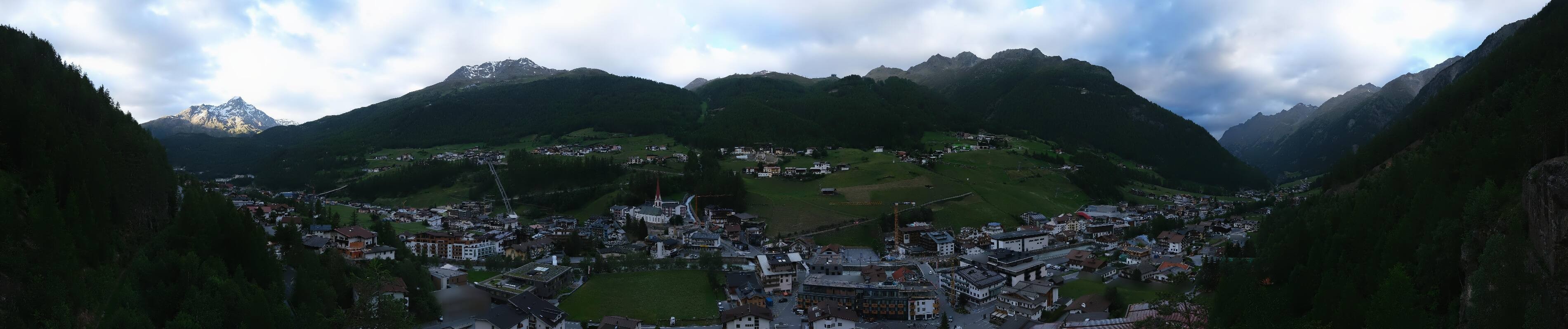 Archiv Foto Webcam Sölden - Ortspanorama