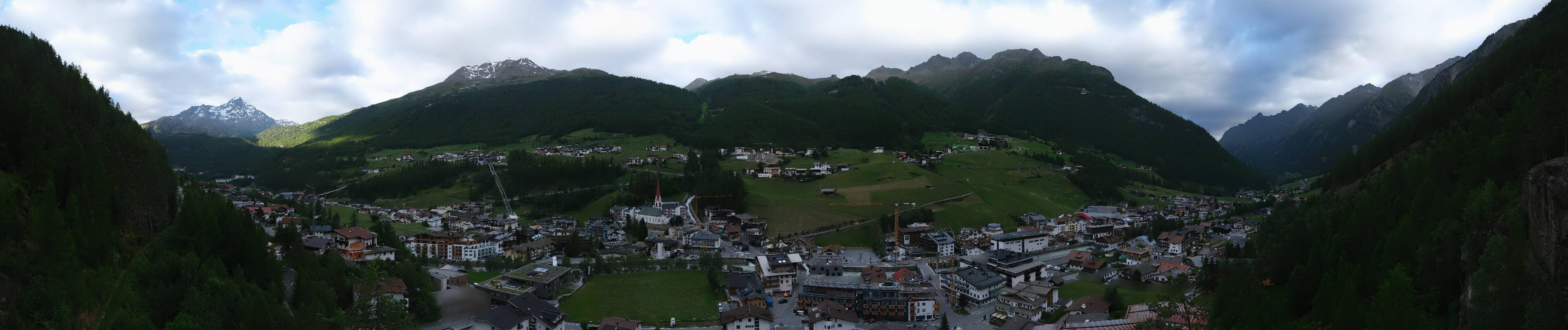 Archiv Foto Webcam Sölden - Ortspanorama