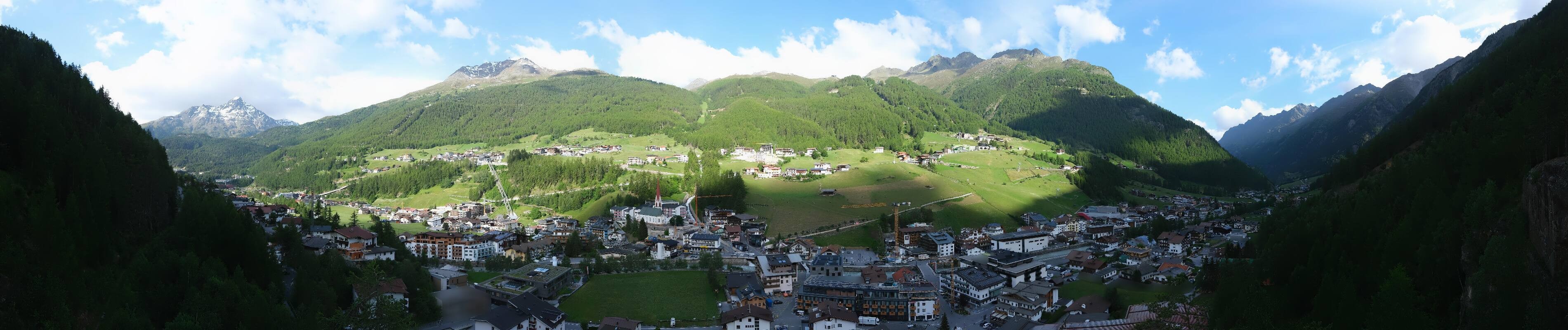 Archiv Foto Webcam Sölden - Ortspanorama