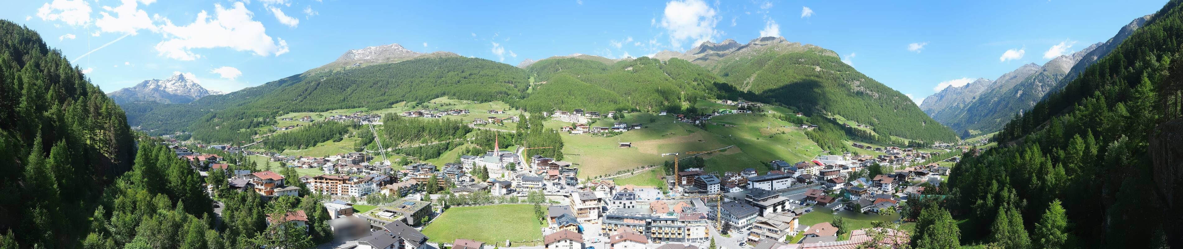 Archiv Foto Webcam Sölden - Ortspanorama
