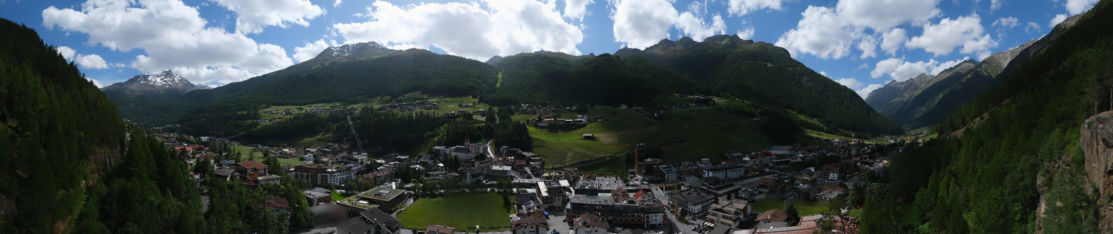 Archiv Foto Webcam Sölden - Ortspanorama