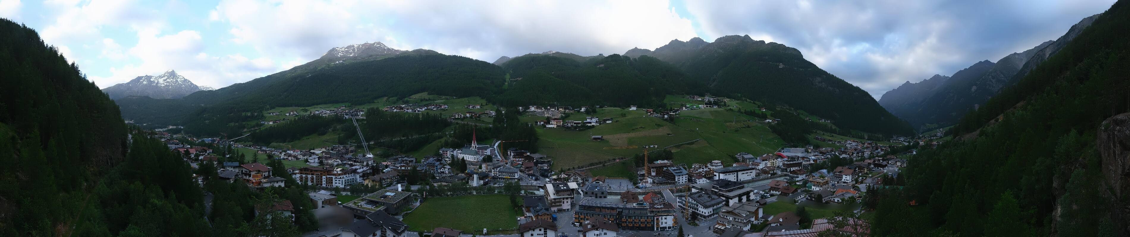 Archiv Foto Webcam Sölden - Ortspanorama