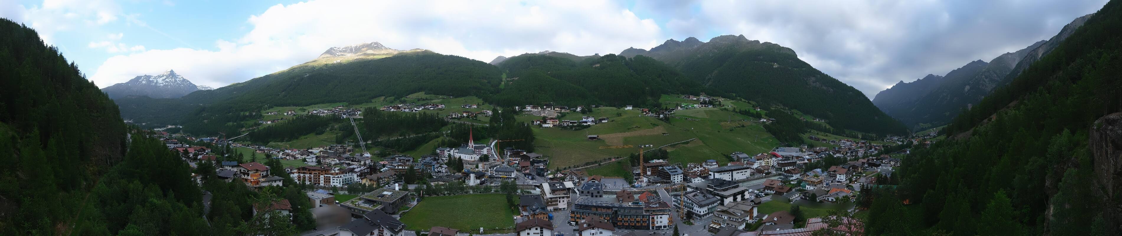 Archiv Foto Webcam Sölden - Ortspanorama