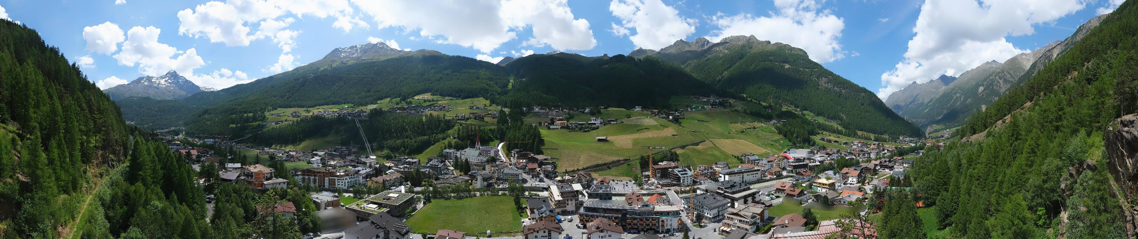 Archiv Foto Webcam Sölden - Ortspanorama