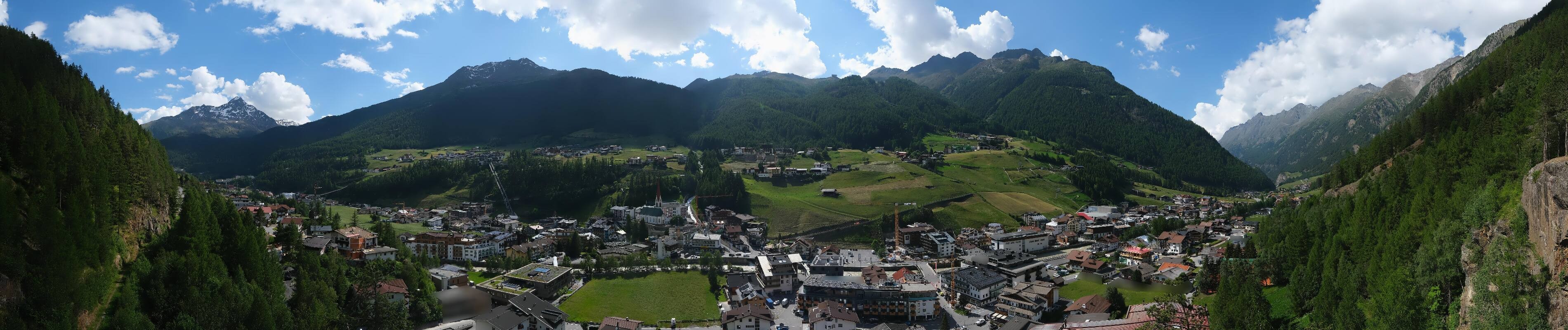 Archiv Foto Webcam Sölden - Ortspanorama