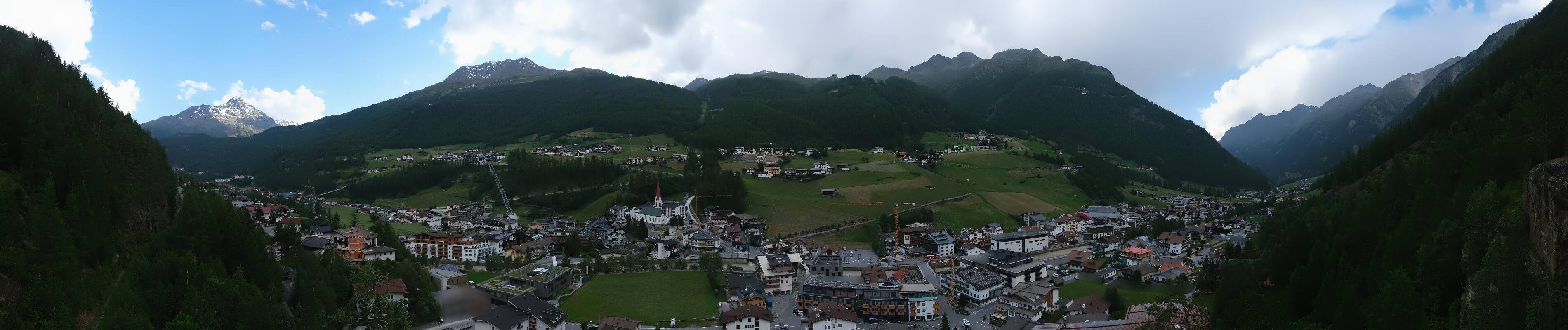 Archiv Foto Webcam Sölden - Ortspanorama