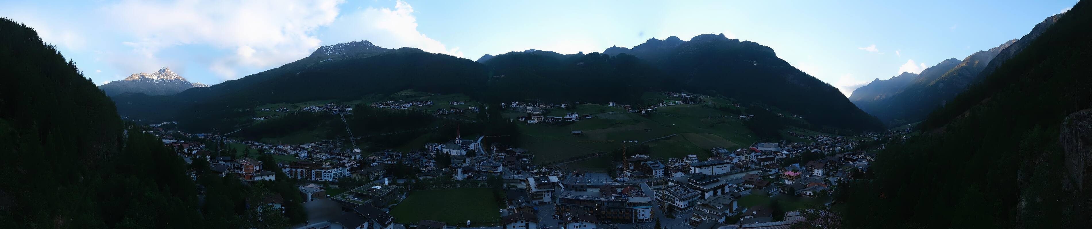 Archiv Foto Webcam Sölden - Ortspanorama
