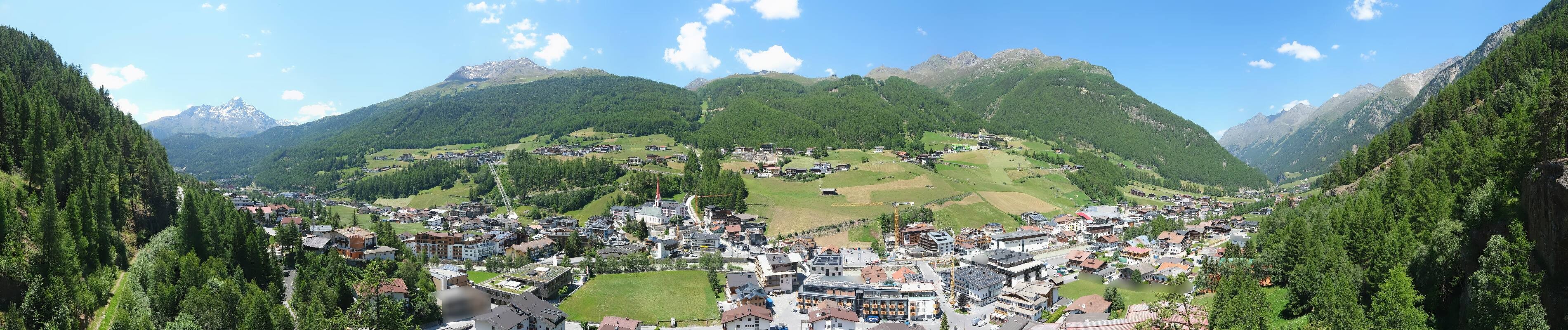 Archiv Foto Webcam Sölden - Ortspanorama