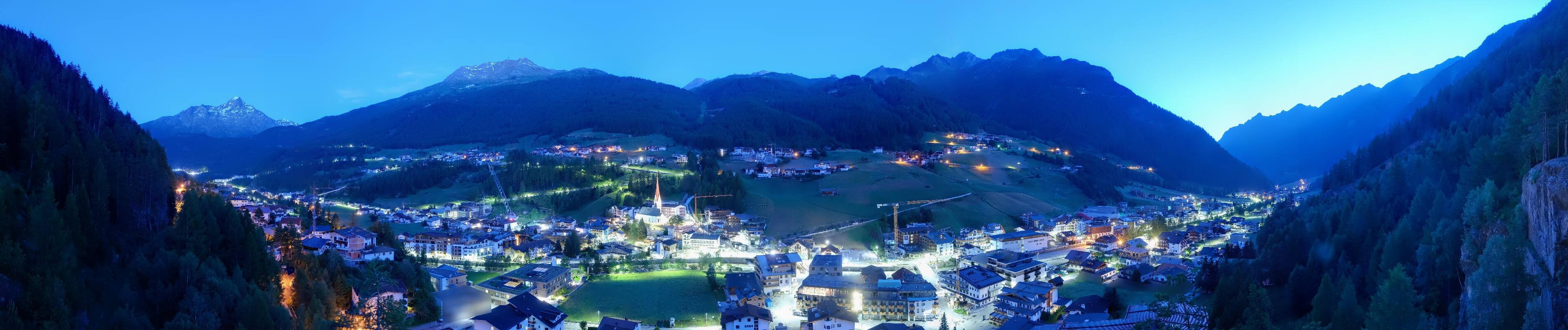Archiv Foto Webcam Sölden - Ortspanorama
