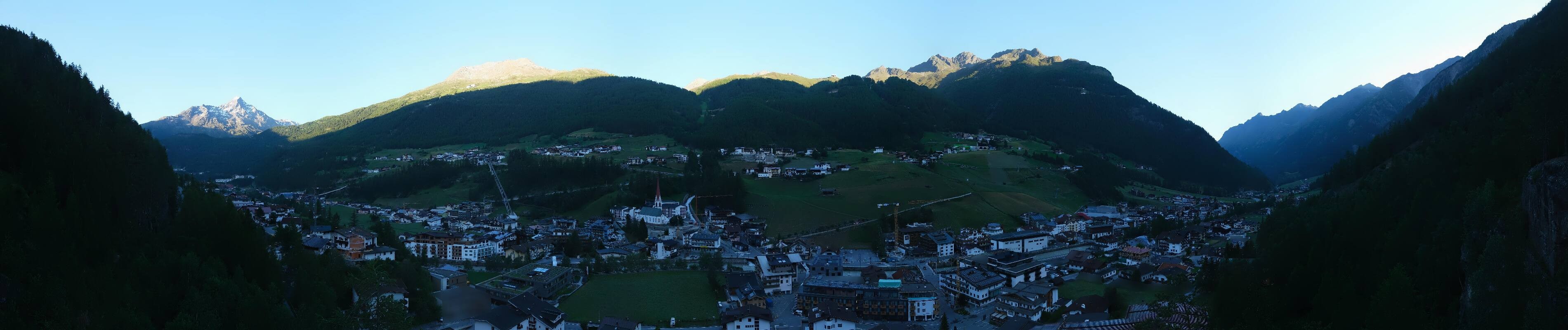 Archiv Foto Webcam Sölden - Ortspanorama