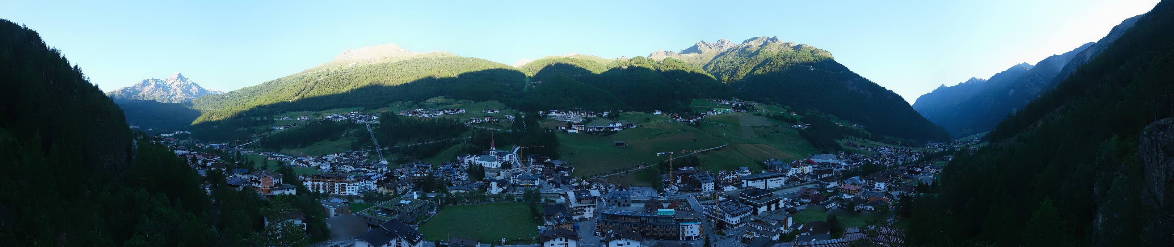 Archiv Foto Webcam Sölden - Ortspanorama