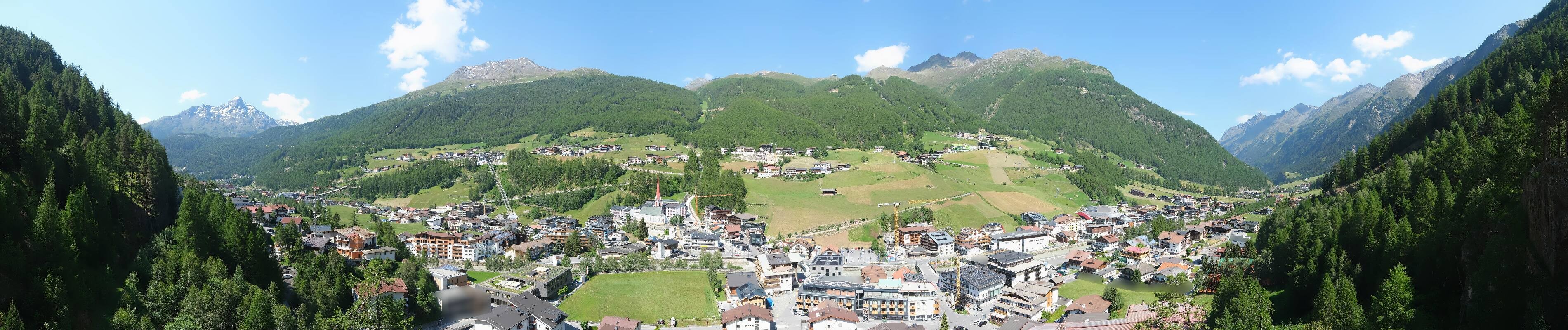 Archiv Foto Webcam Sölden - Ortspanorama