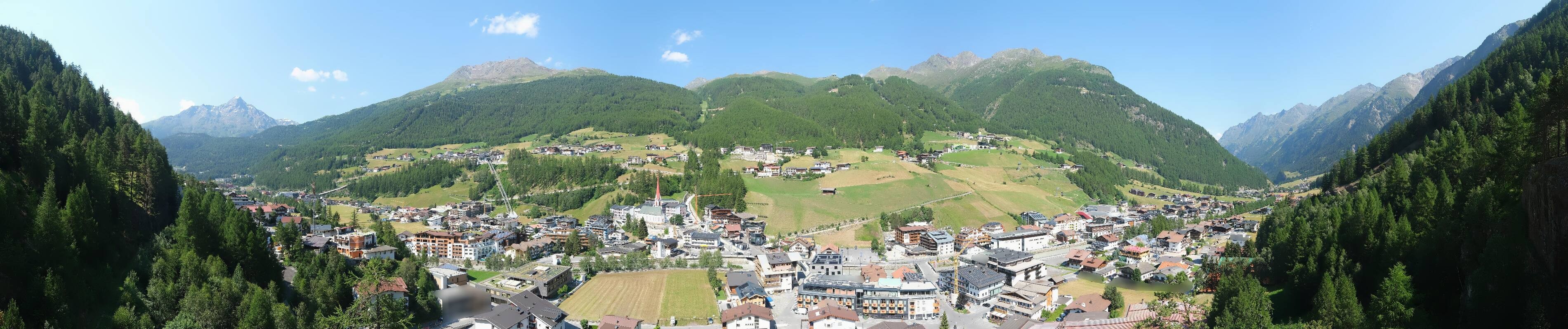 Archiv Foto Webcam Sölden - Ortspanorama