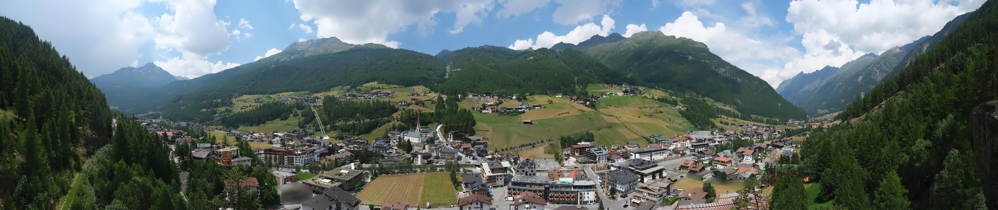 Archiv Foto Webcam Sölden - Ortspanorama