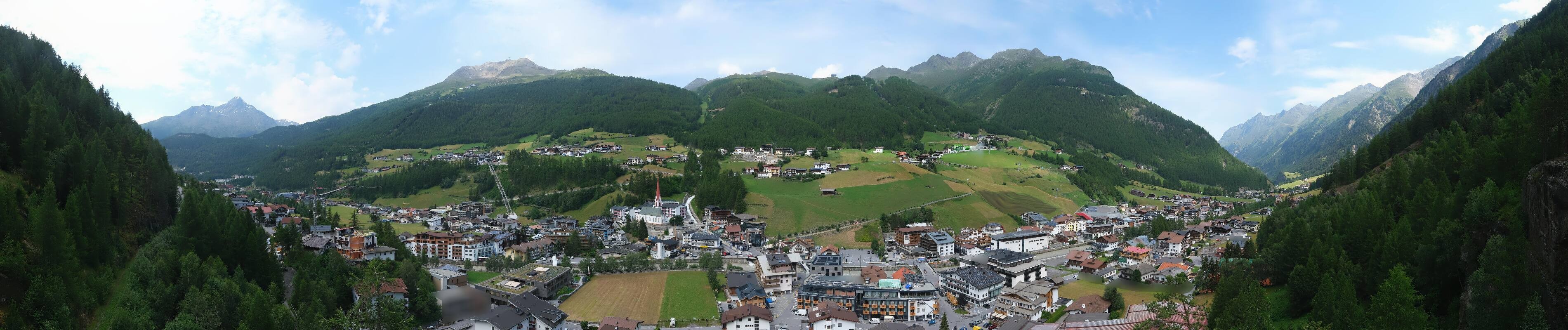 Archiv Foto Webcam Sölden - Ortspanorama