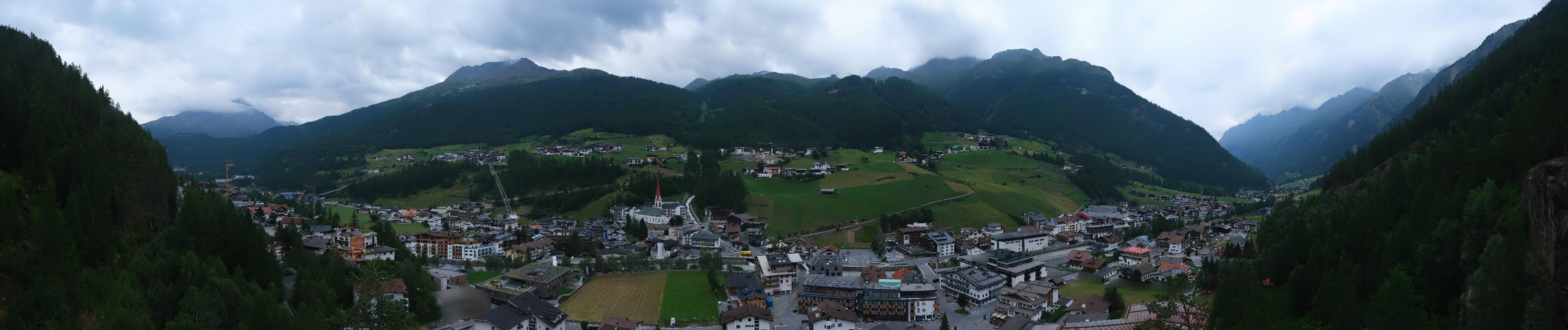 Archiv Foto Webcam Sölden - Ortspanorama