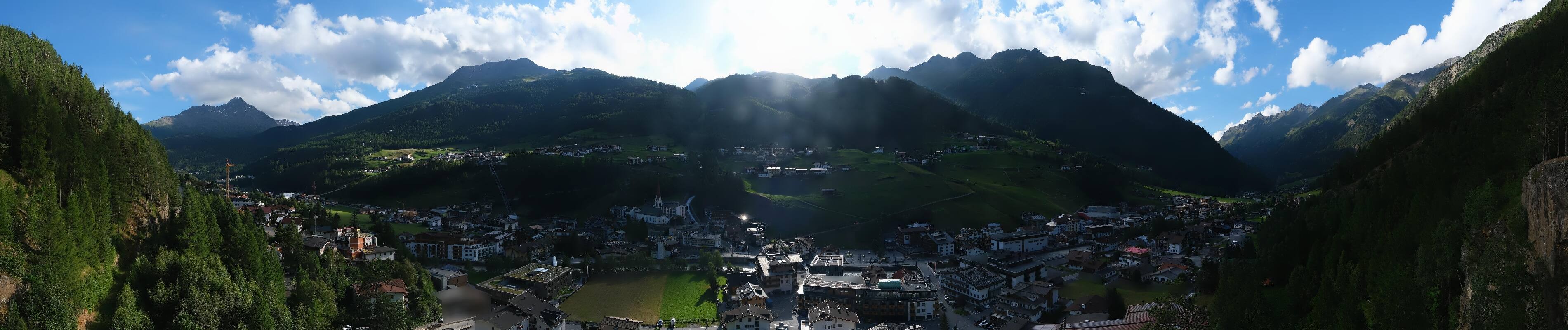 Archiv Foto Webcam Sölden - Ortspanorama