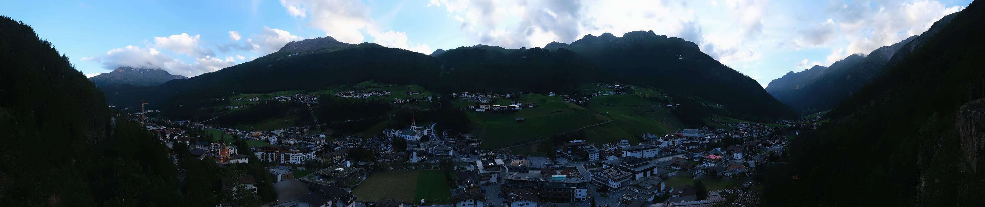 Archiv Foto Webcam Sölden - Ortspanorama