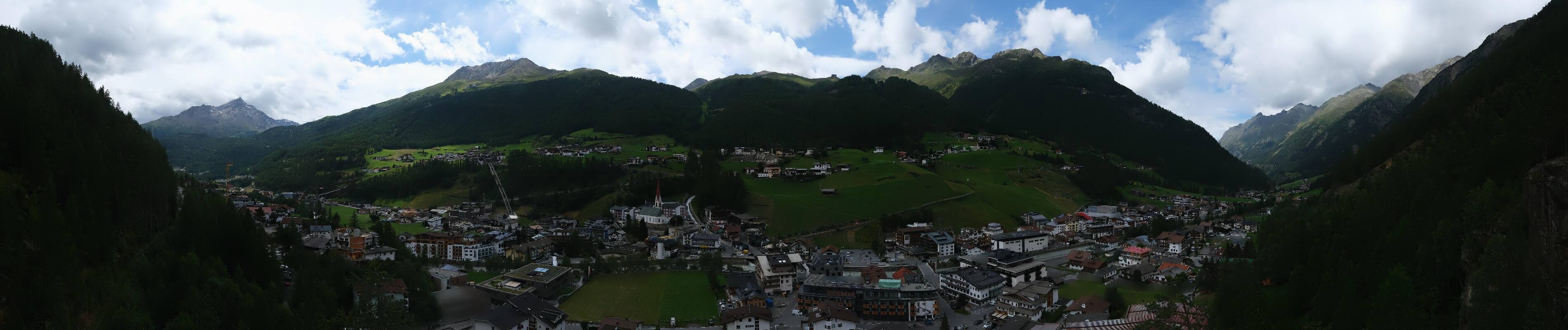 Archiv Foto Webcam Sölden - Ortspanorama