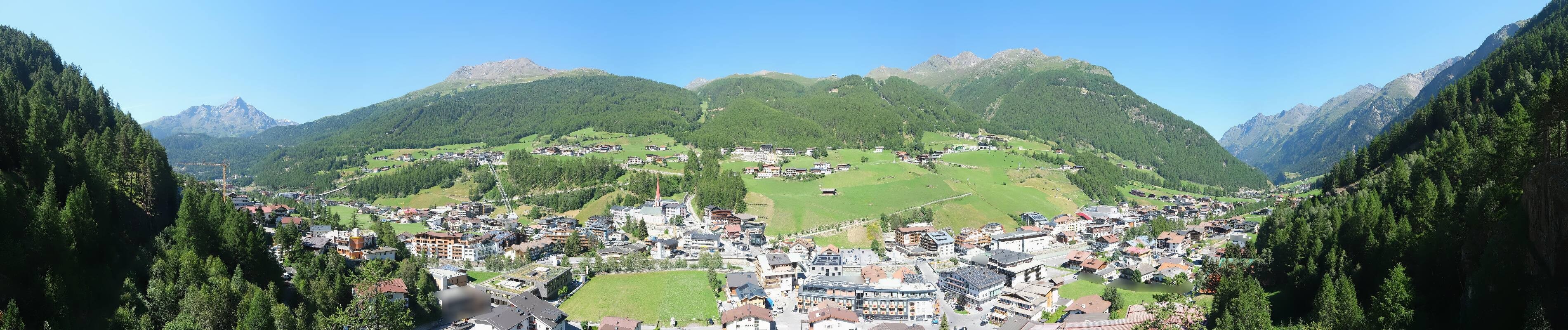 Archiv Foto Webcam Sölden - Ortspanorama