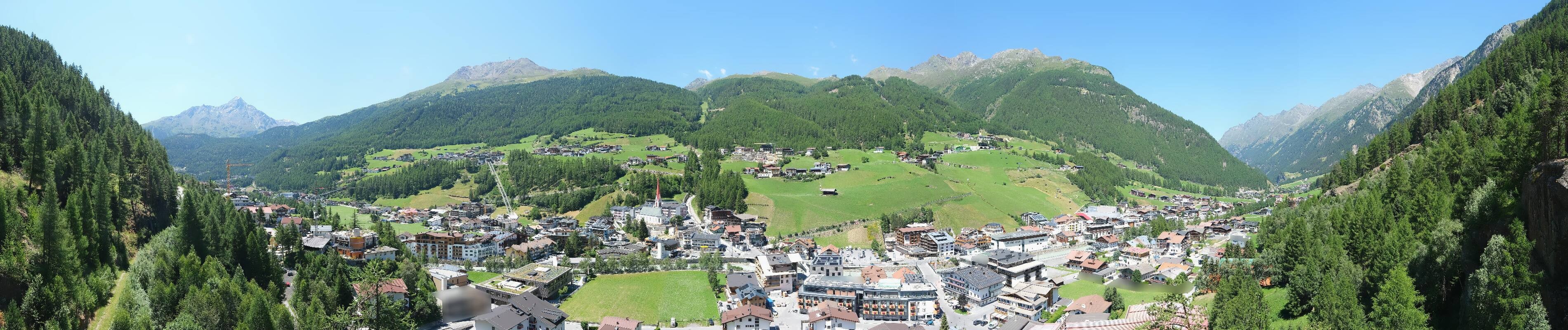 Archiv Foto Webcam Sölden - Ortspanorama