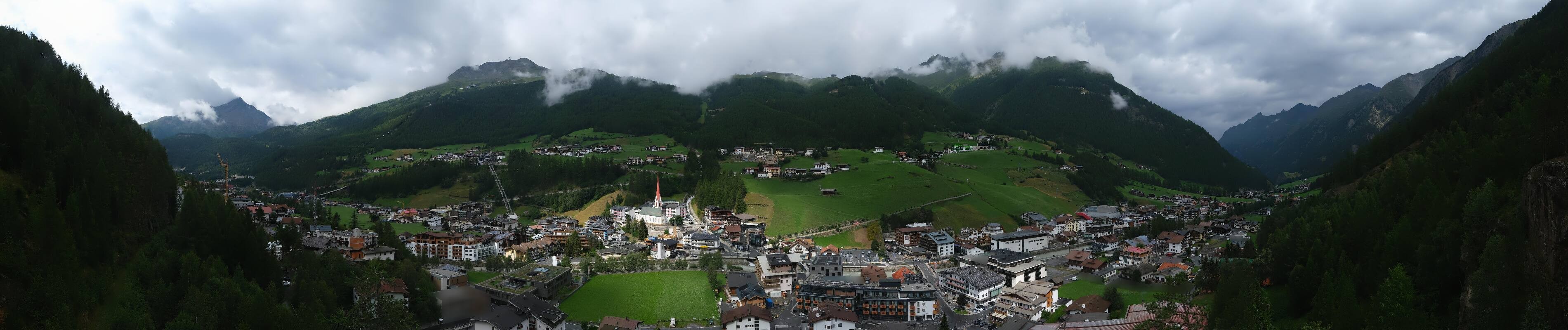 Archiv Foto Webcam Sölden - Ortspanorama
