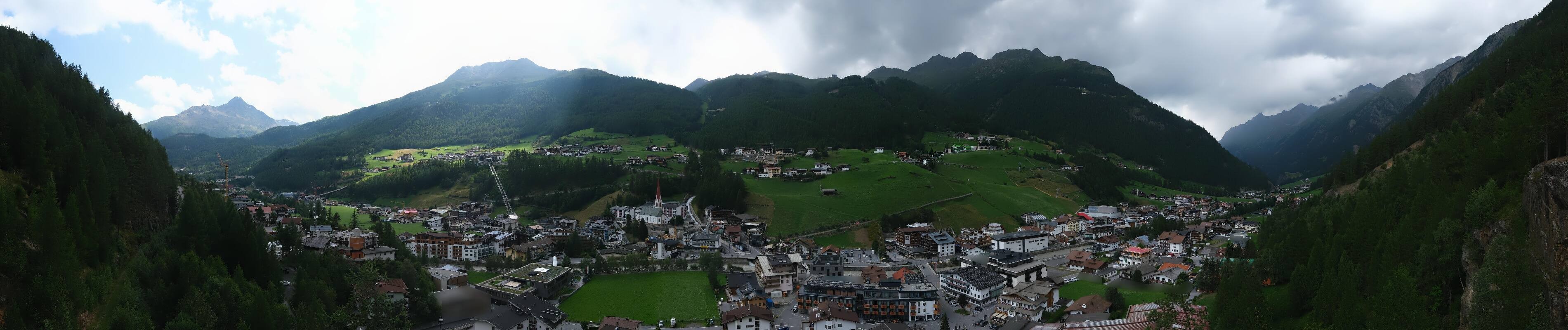 Archiv Foto Webcam Sölden - Ortspanorama