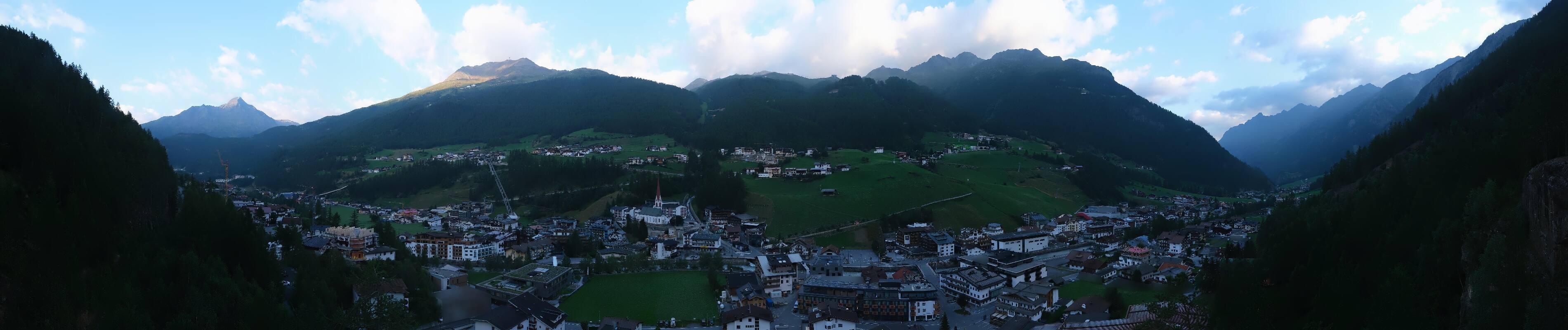 Archiv Foto Webcam Sölden - Ortspanorama