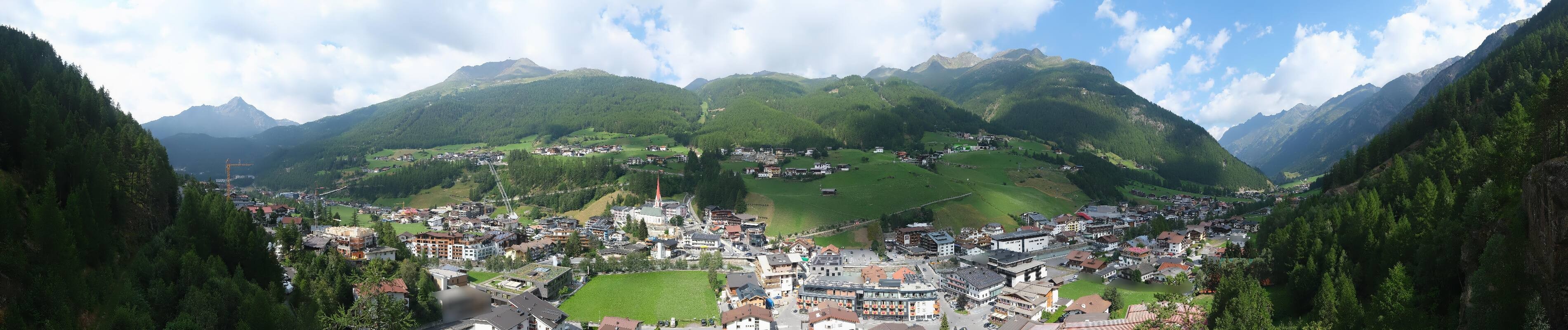 Archiv Foto Webcam Sölden - Ortspanorama