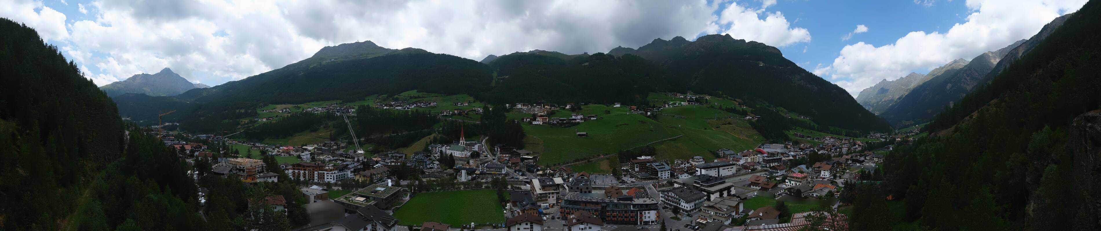 Archiv Foto Webcam Sölden - Ortspanorama