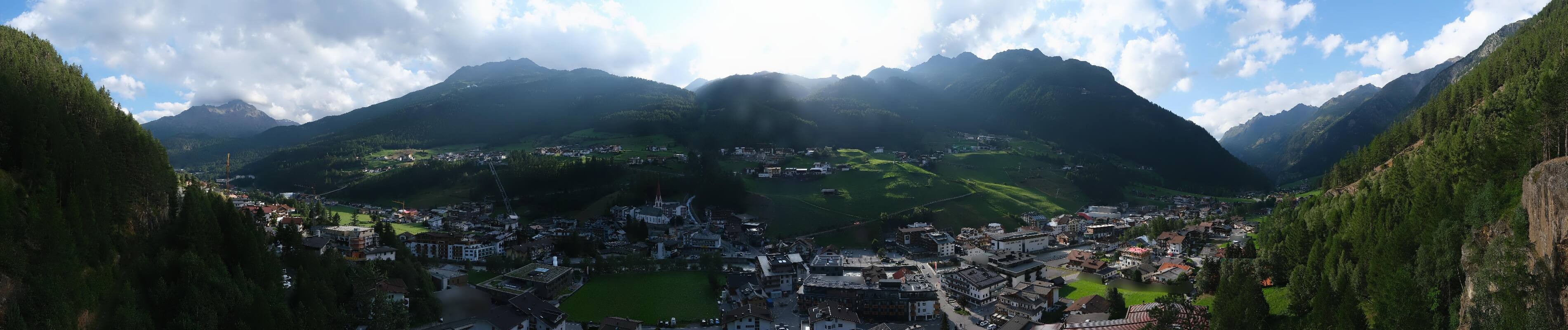 Archiv Foto Webcam Sölden - Ortspanorama
