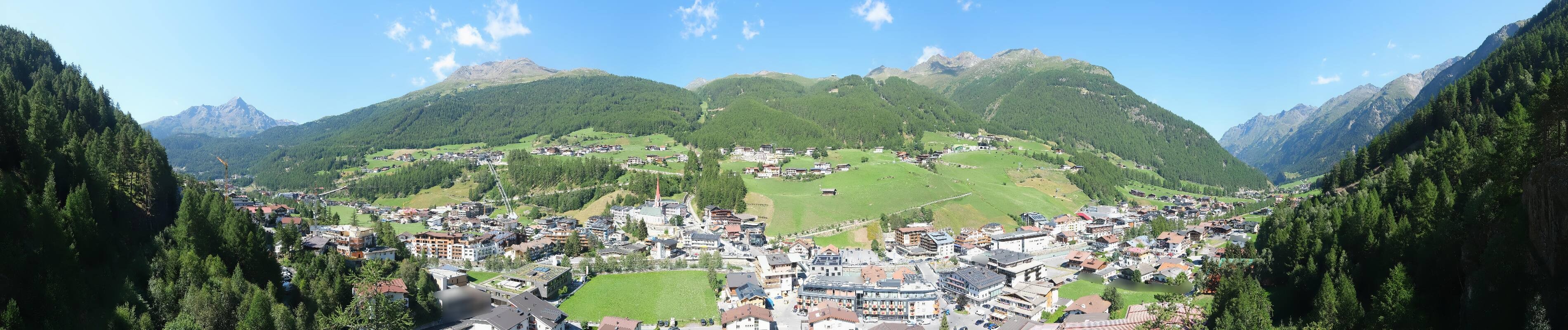 Archiv Foto Webcam Sölden - Ortspanorama