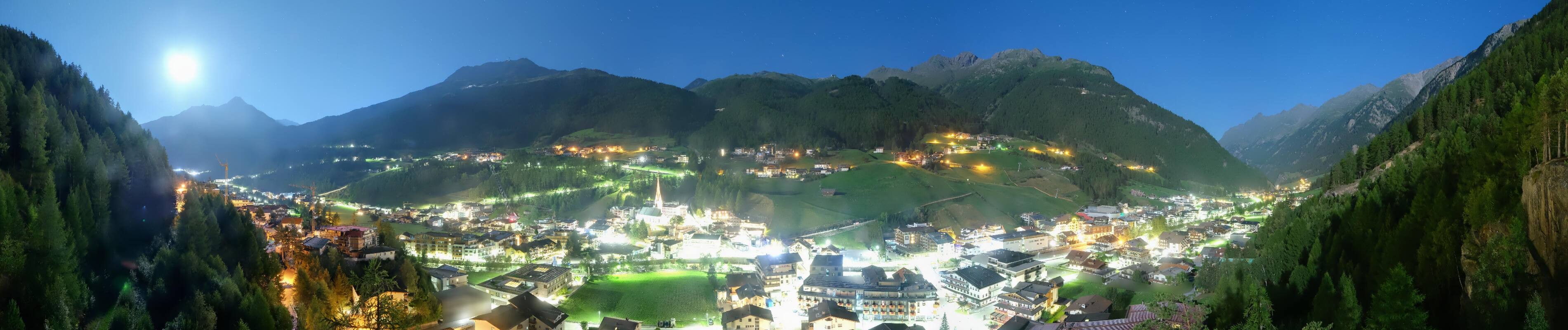 Archiv Foto Webcam Sölden - Ortspanorama