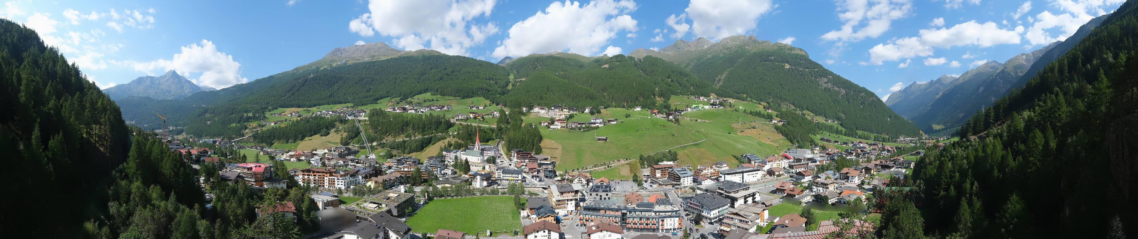 Archiv Foto Webcam Sölden - Ortspanorama