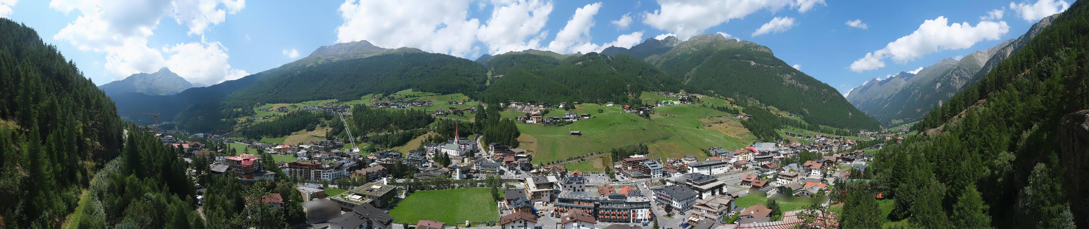 Archiv Foto Webcam Sölden - Ortspanorama