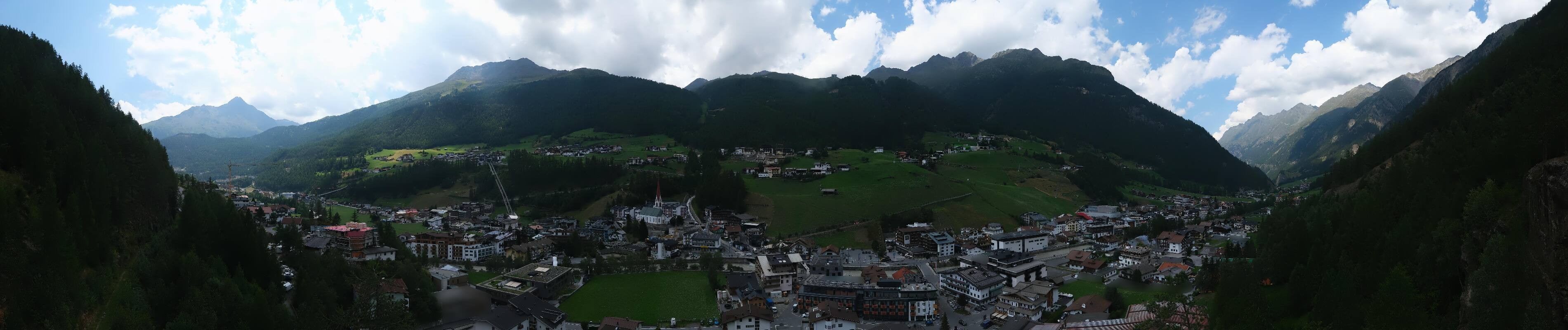 Archiv Foto Webcam Sölden - Ortspanorama