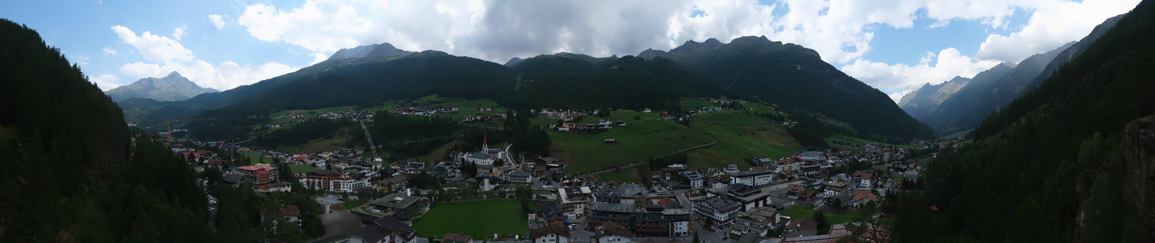 Archiv Foto Webcam Sölden - Ortspanorama
