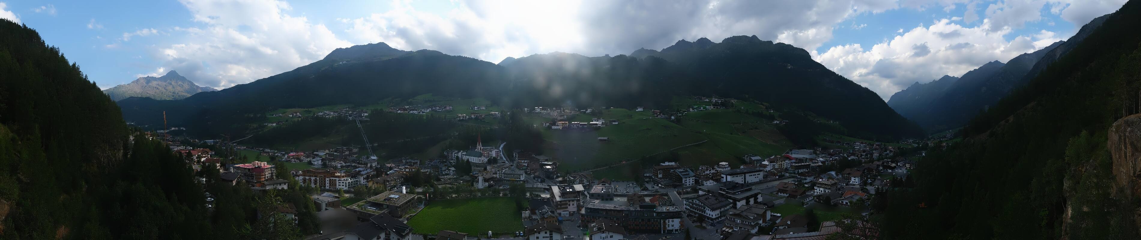 Archiv Foto Webcam Sölden - Ortspanorama