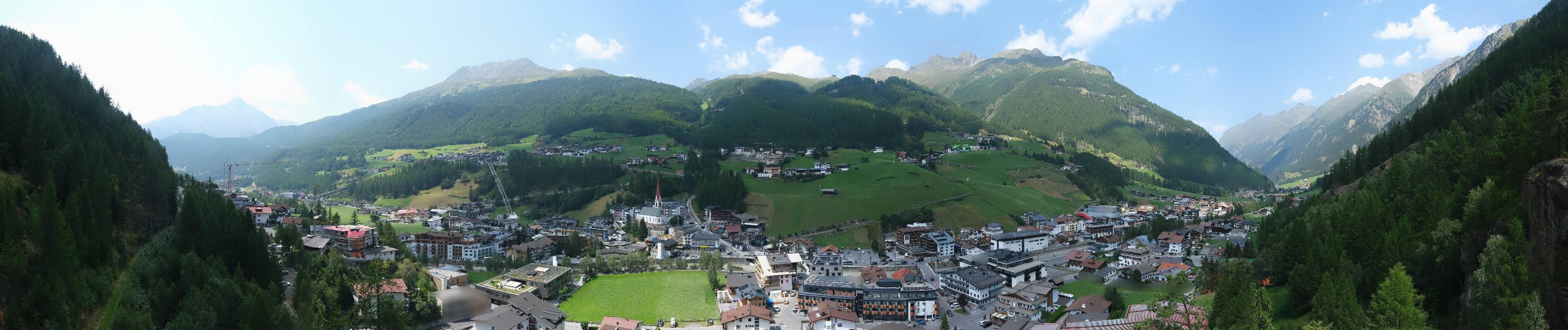 Archiv Foto Webcam Sölden - Ortspanorama