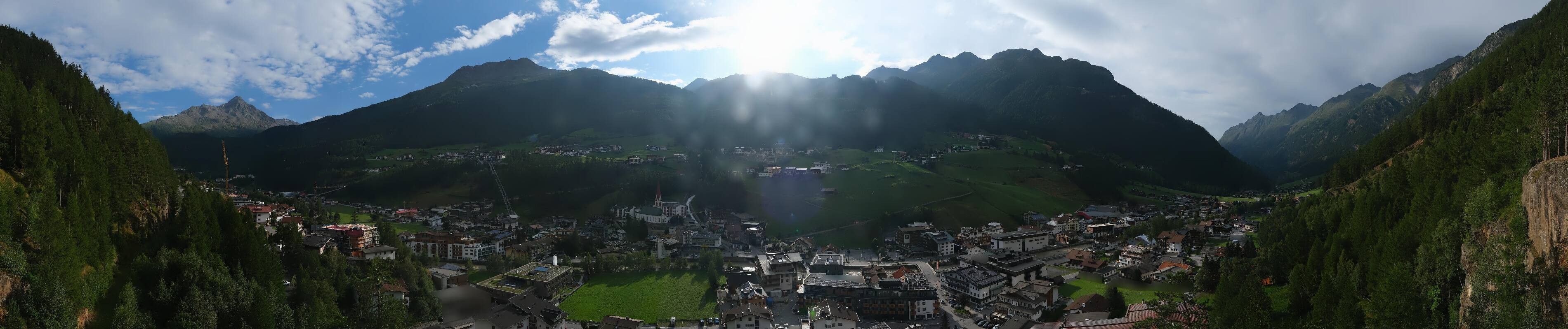 Archiv Foto Webcam Sölden - Ortspanorama