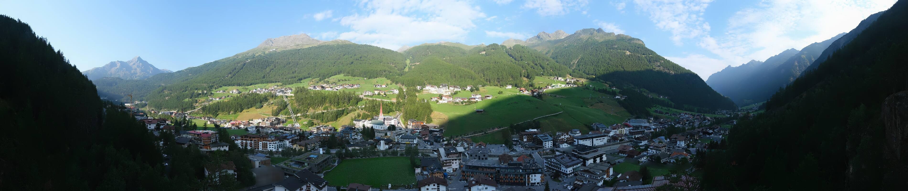 Archiv Foto Webcam Sölden - Ortspanorama