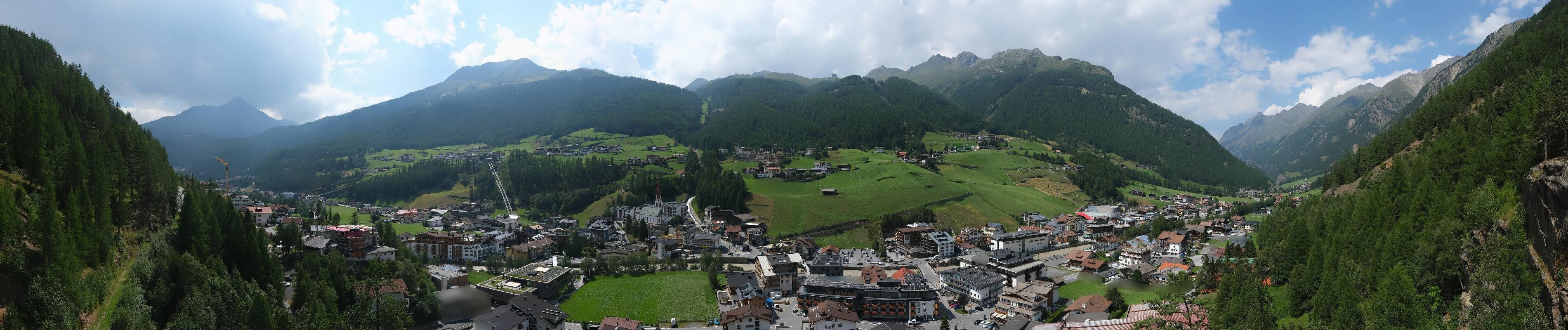 Archiv Foto Webcam Sölden - Ortspanorama
